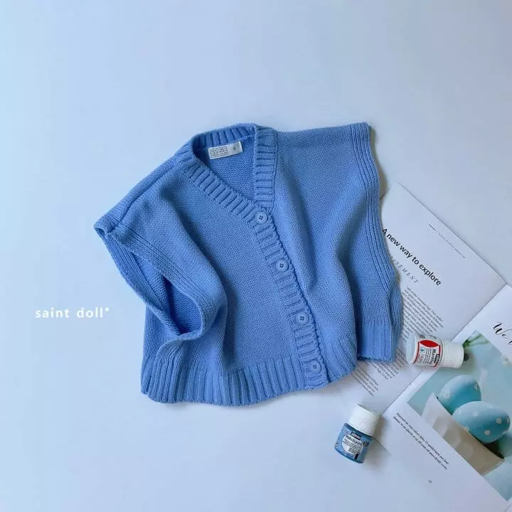 Saint Doll - Korean Children Fashion - #fashionkids - V Open Vest - 6