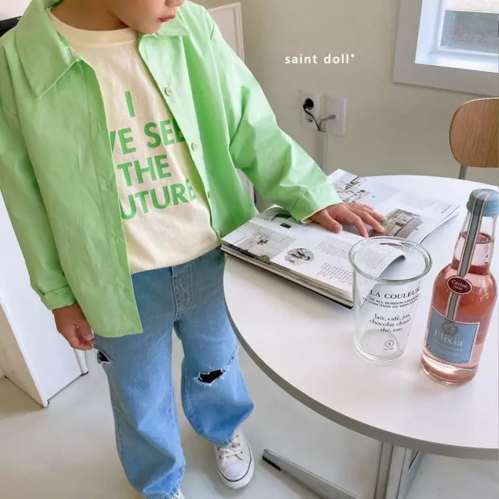 Saint Doll - Korean Children Fashion - #kidsshorts - Color Shirt - 7