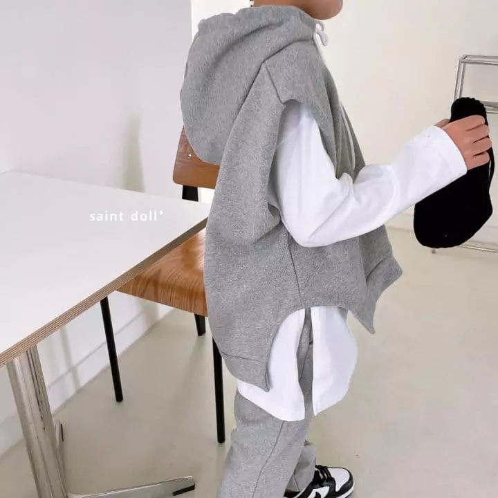 Saint Doll - Korean Children Fashion - #kidsshorts - Both Side Slit Tee - 9