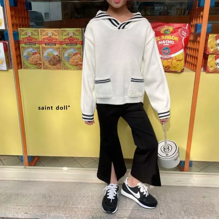 Saint Doll - Korean Children Fashion - #kidsshorts - Sailor Knit Tee - 12