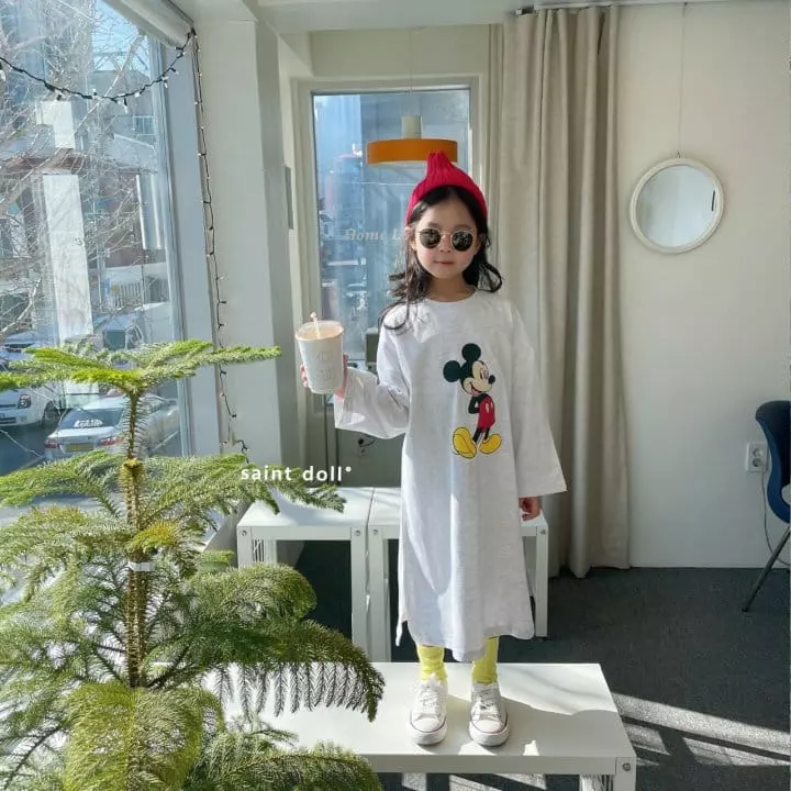 Saint Doll - Korean Children Fashion - #kidsshorts - Mickey Long One-piece with Mom - 12