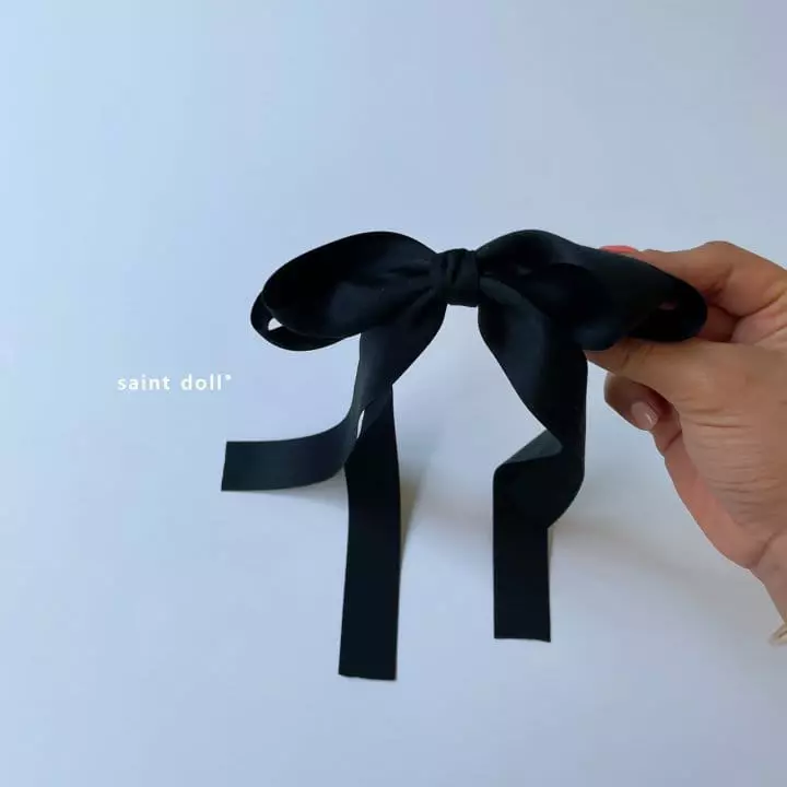 Saint Doll - Korean Children Fashion - #kidsshorts - Long Ribbon Hairpin - 5