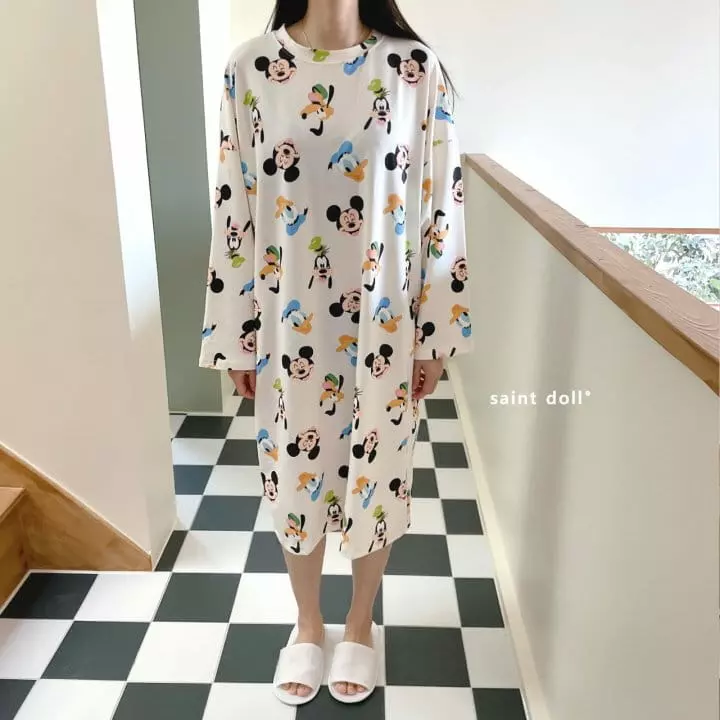 Saint Doll - Korean Children Fashion - #kidsshorts - Disney Homewear One-piece with Mom - 8