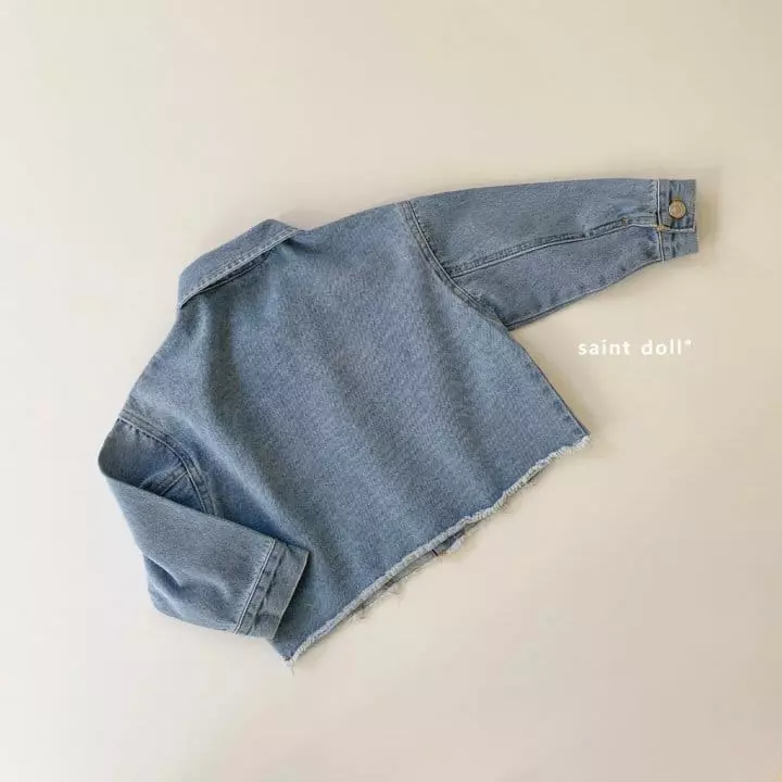 Saint Doll - Korean Children Fashion - #kidsshorts - Denim Jacket - 6