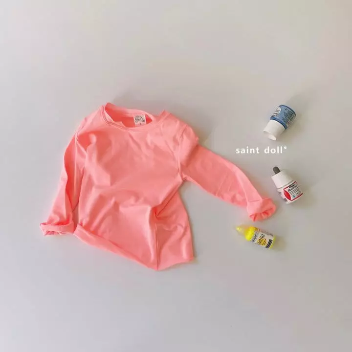 Saint Doll - Korean Children Fashion - #kidsshorts - Deggi Sticky Tee - 5