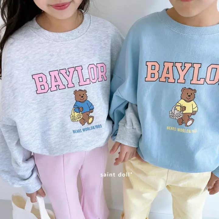 Saint Doll - Korean Children Fashion - #kidsshorts - Walk Bear Sweatshirt with Mom - 8