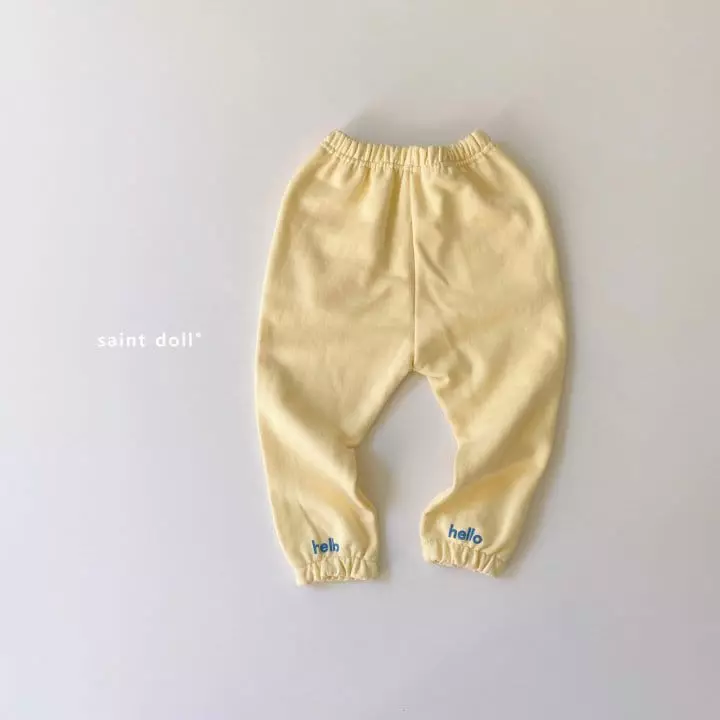 Saint Doll - Korean Children Fashion - #kidsshorts - Hello Jogger Pants - 5