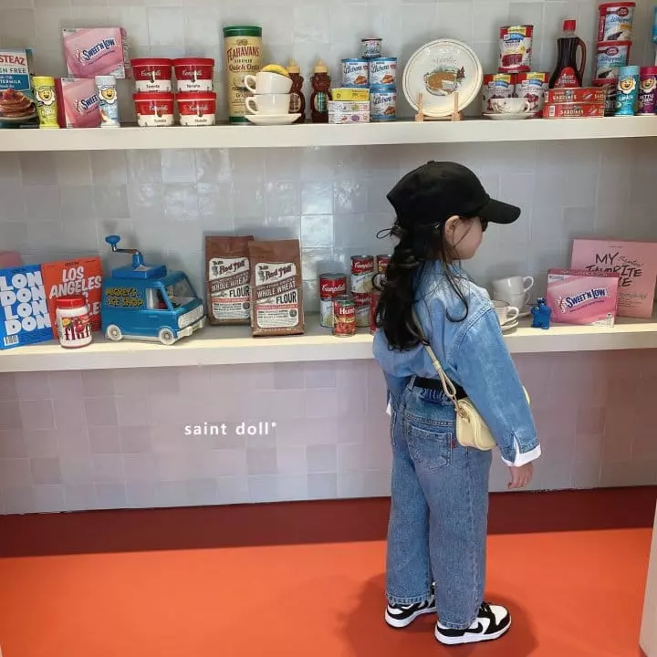 Saint Doll - Korean Children Fashion - #kidsstore - Two Tone Denim Shirt - 10