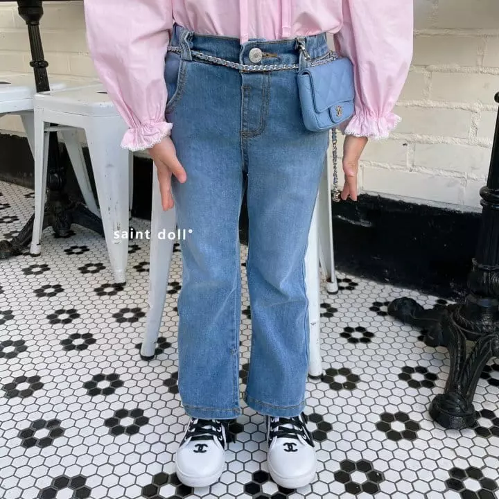 Saint Doll - Korean Children Fashion - #kidsstore - Inside Slit Wide Pants - 8