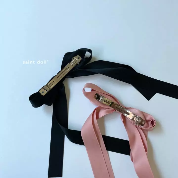Saint Doll - Korean Children Fashion - #kidsstore - Long Ribbon Hairpin - 6