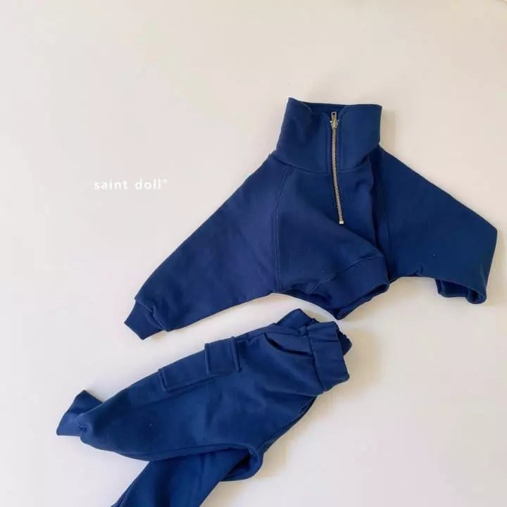 Saint Doll - Korean Children Fashion - #kidzfashiontrend - Simple Half Zip-up - 8