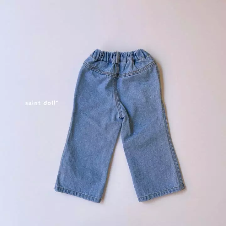 Saint Doll - Korean Children Fashion - #littlefashionista - Hear Jeans - 5