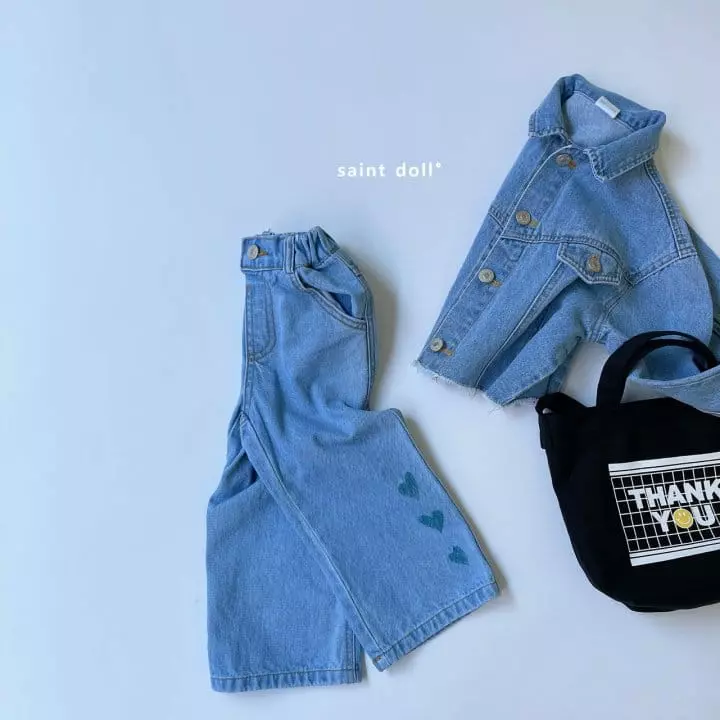 Saint Doll - Korean Children Fashion - #magicofchildhood - Hear Jeans - 6