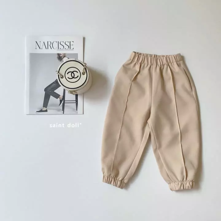 Saint Doll - Korean Children Fashion - #littlefashionista - Pintuck Jogge Pants  - 4