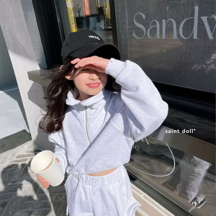 Saint Doll - Korean Children Fashion - #magicofchildhood - Simple Half Zip-up - 11