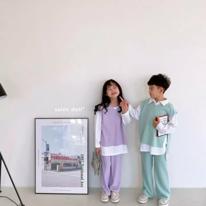 Saint Doll - Korean Children Fashion - #magicofchildhood - Basic Top Bottom Set - 10
