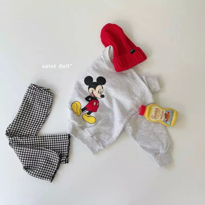 Saint Doll - Korean Children Fashion - #littlefashionista - Mickey Sweatshirt With Mom - 4