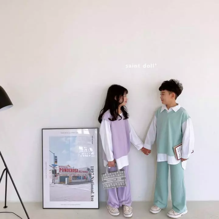 Saint Doll - Korean Children Fashion - #minifashionista - Basic Top Bottom Set - 11