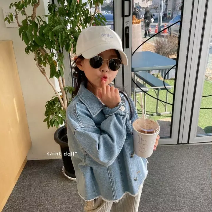 Saint Doll - Korean Children Fashion - #minifashionista - Denim Jacket - 12