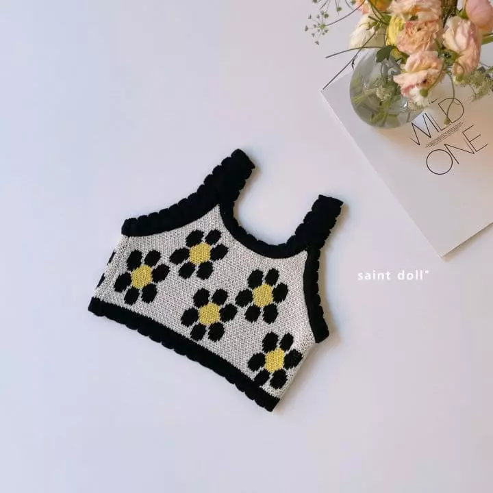 Saint Doll - Korean Children Fashion - #minifashionista - Flower Vest - 6
