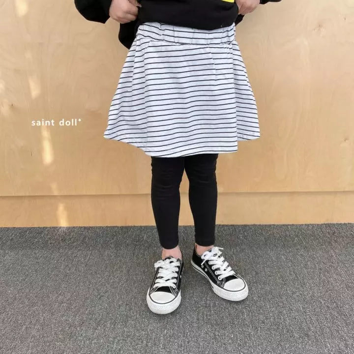 Saint Doll - Korean Children Fashion - #minifashionista - Stripes Whole Leggings - 12