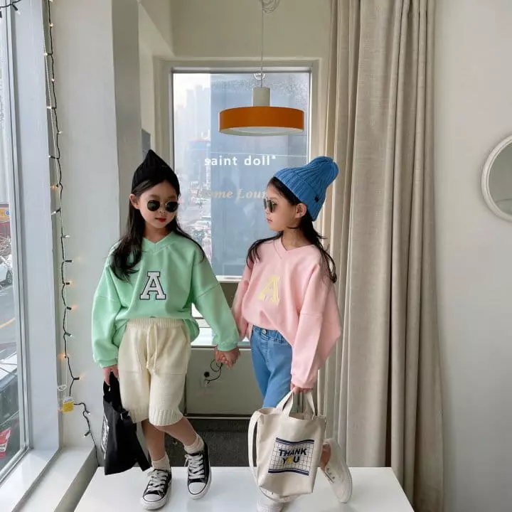 Saint Doll - Korean Children Fashion - #minifashionista - A Patch Sweatshirt - 10