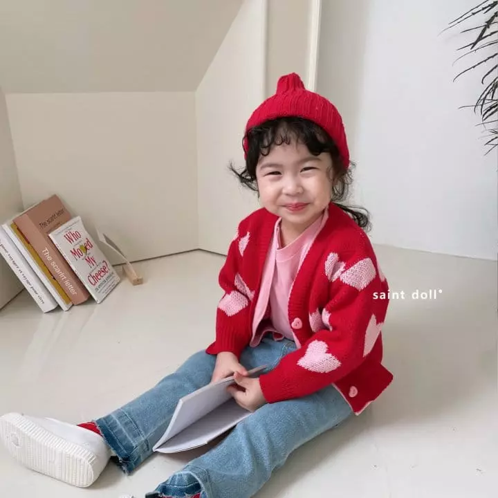 Saint Doll - Korean Children Fashion - #stylishchildhood - Heatrt Cardigan - 10