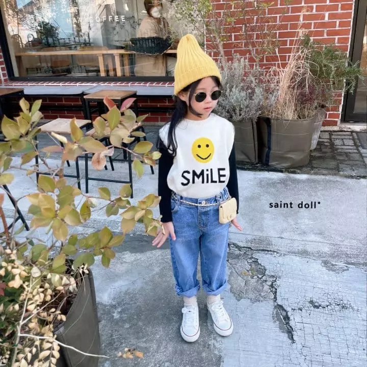 Saint Doll - Korean Children Fashion - #stylishchildhood - Smile Vest - 10