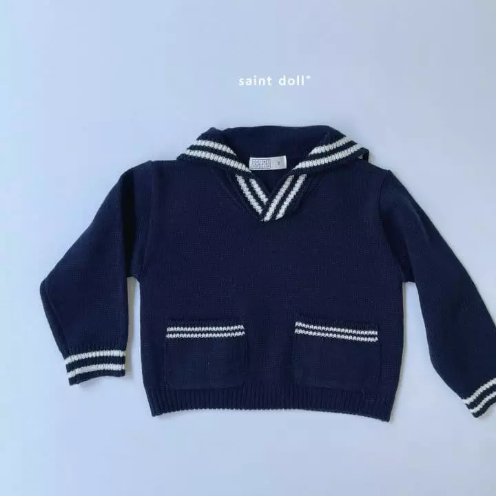 Saint Doll - Korean Children Fashion - #stylishchildhood - Sailor Knit Tee - 6