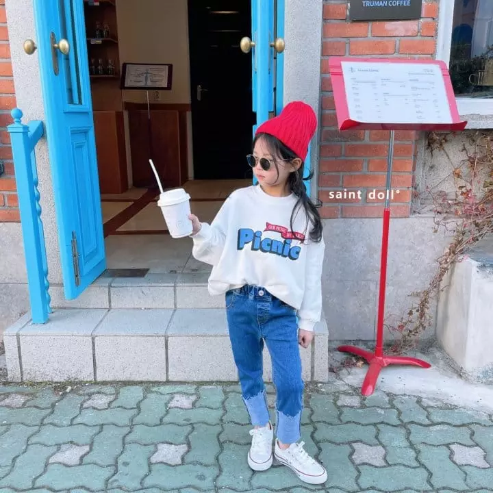 Saint Doll - Korean Children Fashion - #stylishchildhood - Roll-up Jeans  - 12