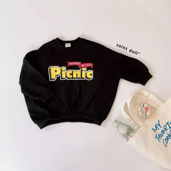 Saint Doll - Korean Children Fashion - #todddlerfashion - Picnic Sweatshirt with Mom - 6