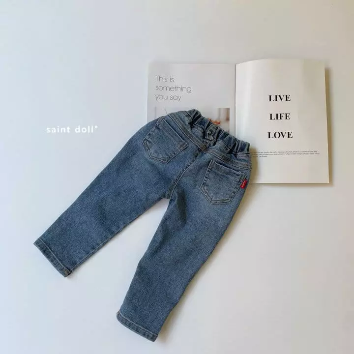 Saint Doll - Korean Children Fashion - #todddlerfashion - Semi Jeans - 5