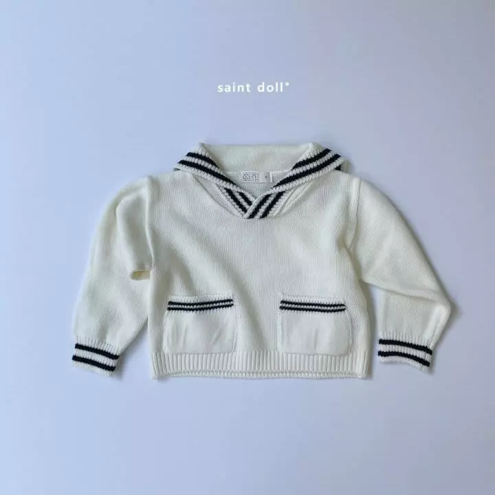 Saint Doll - Korean Children Fashion - #prettylittlegirls - Sailor Knit Tee - 4