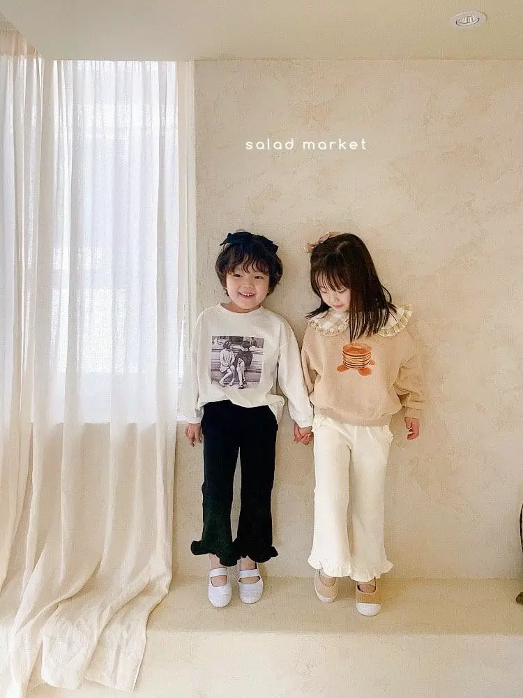 Salad Market - Korean Children Fashion - #childofig - Milk Frill Bootscut - 5
