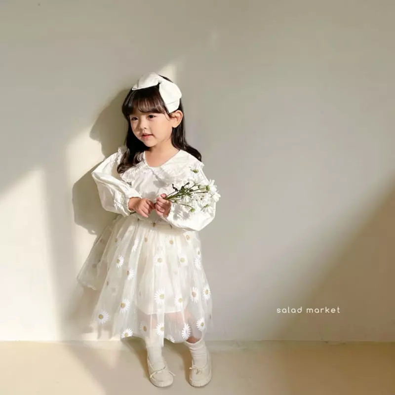 Salad Market - Korean Children Fashion - #childrensboutique - Daisy Tutu Skirt - 2