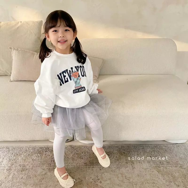 Salad Market - Korean Children Fashion - #childrensboutique - Newyork Sweatshirt
