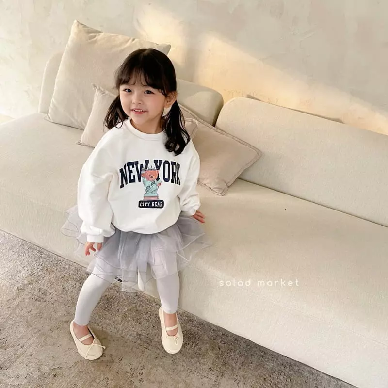Salad Market - Korean Children Fashion - #designkidswear - Newyork Sweatshirt - 2