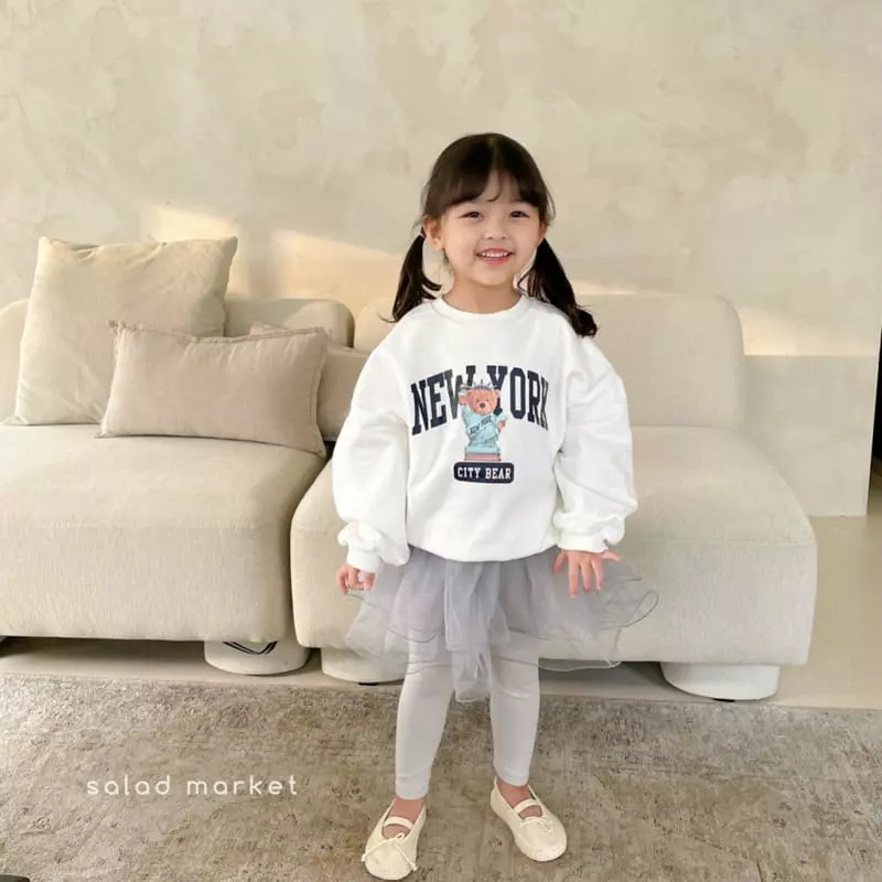 Salad Market - Korean Children Fashion - #discoveringself - Newyork Sweatshirt - 4