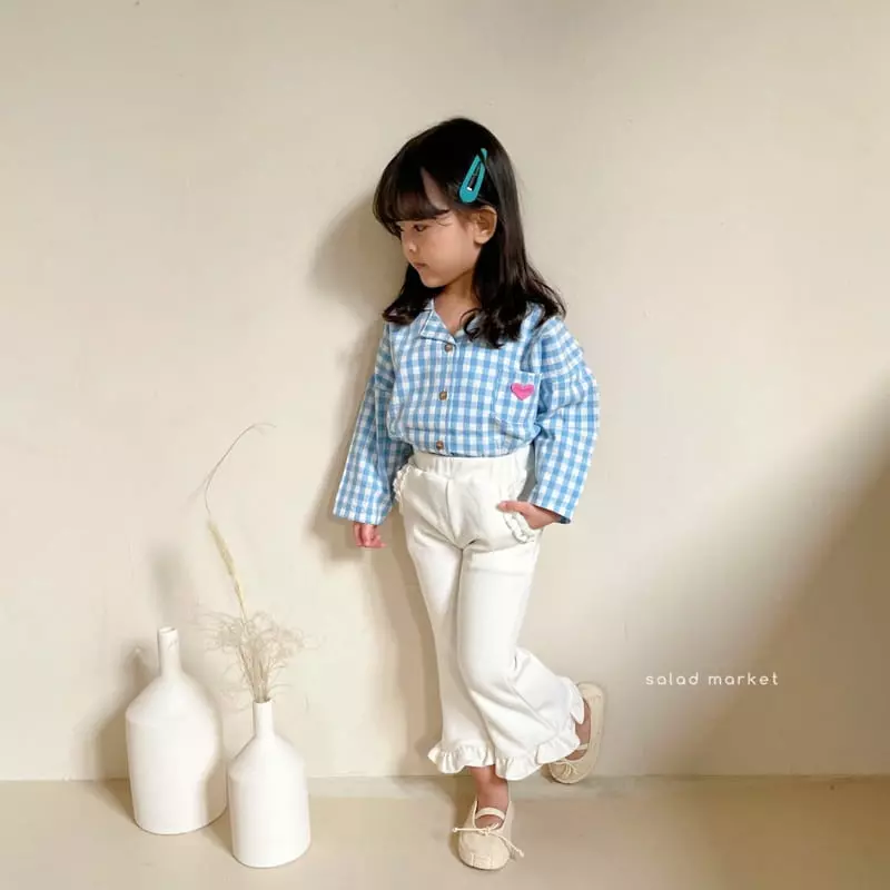 Salad Market - Korean Children Fashion - #kidsshorts - Milk Frill Bootscut - 11