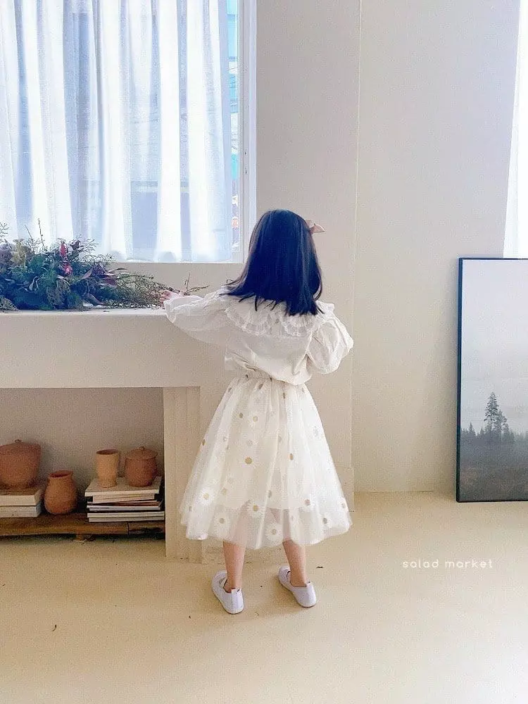 Salad Market - Korean Children Fashion - #kidsshorts - Daisy Tutu Skirt - 6