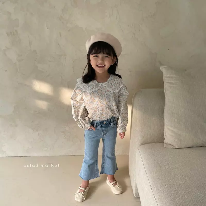 Salad Market - Korean Children Fashion - #kidsstore - Jenny Denim Bootscut