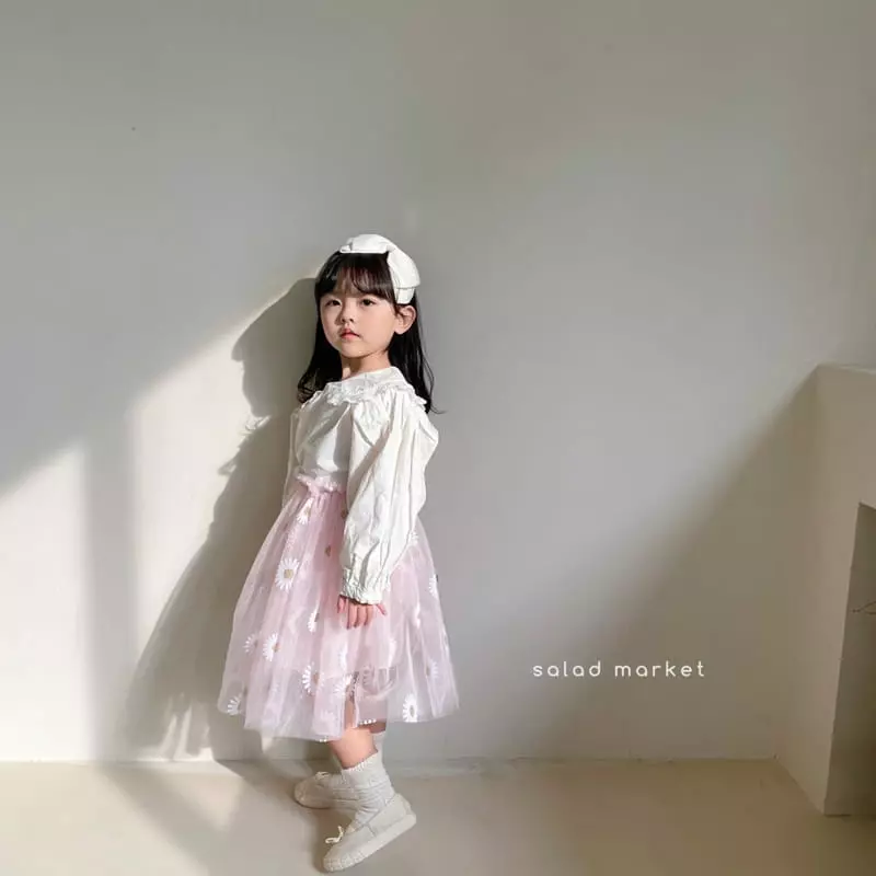 Salad Market - Korean Children Fashion - #kidsstore - Daisy Tutu Skirt - 7