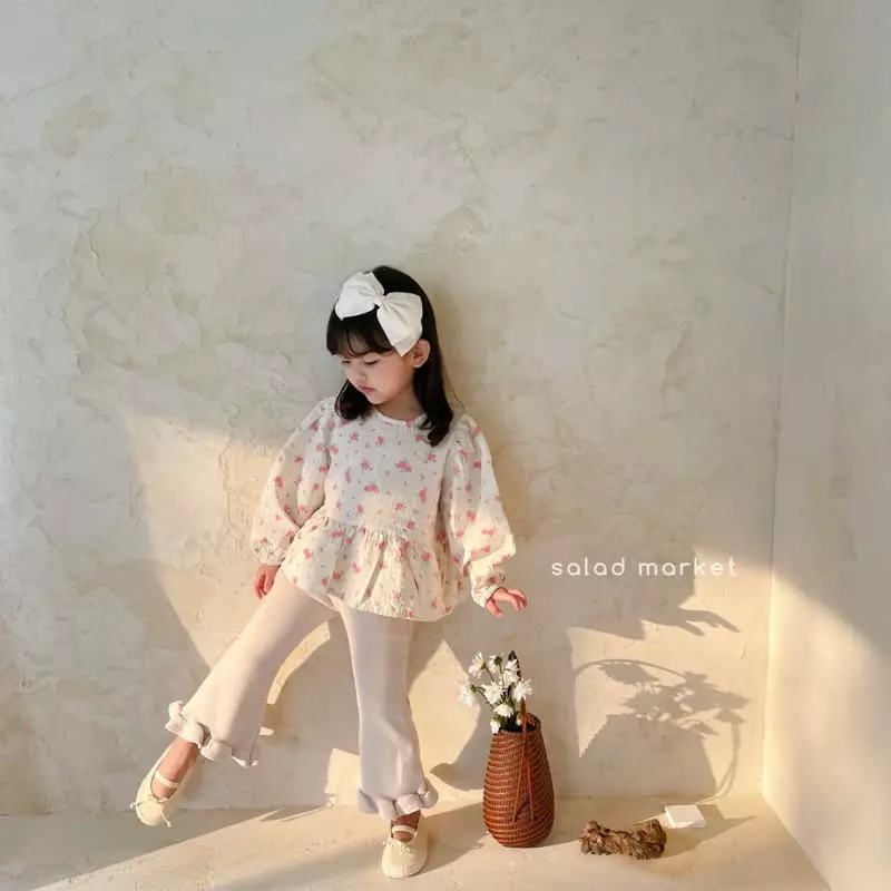 Salad Market - Korean Children Fashion - #littlefashionista - Milk Frill Bootscut