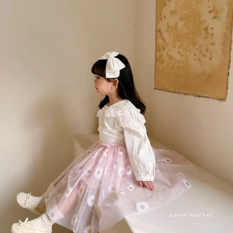 Salad Market - Korean Children Fashion - #littlefashionista - Daisy Tutu Skirt - 10