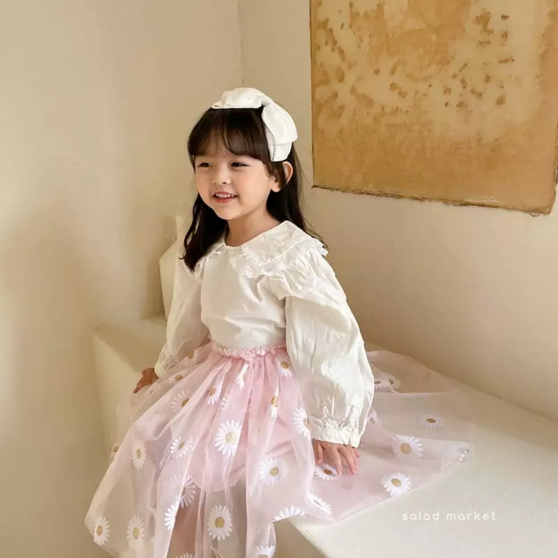 Salad Market - Korean Children Fashion - #magicofchildhood - Daisy Tutu Skirt - 11