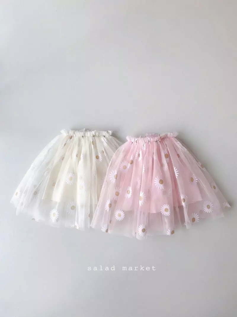 Salad Market - Korean Children Fashion - #minifashionista - Daisy Tutu Skirt - 12
