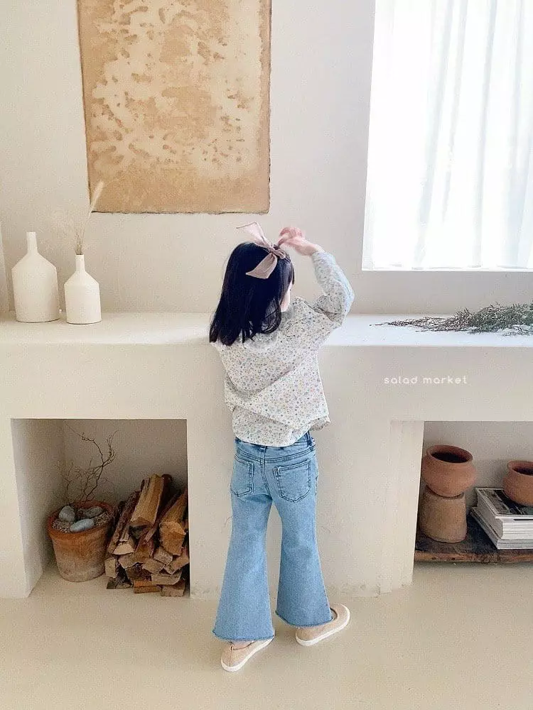 Salad Market - Korean Children Fashion - #prettylittlegirls - Jenny Denim Bootscut - 7