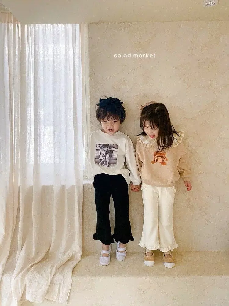 Salad Market - Korean Children Fashion - #minifashionista - Milk Frill Bootscut - 4