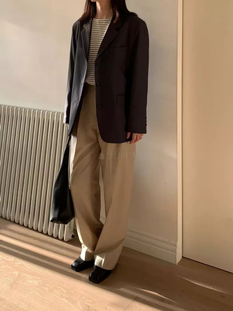 Sendtwo - Korean Women Fashion - #momslook - Natural Pants