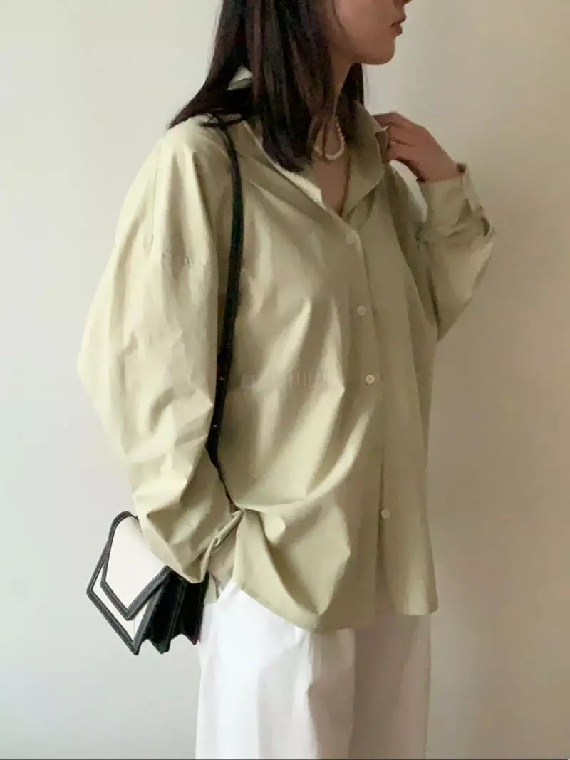 Sendtwo - Korean Women Fashion - #momslook - Modern Shirt